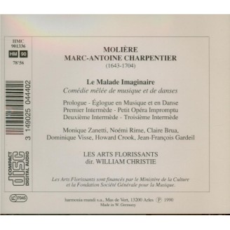 CHARPENTIER - Christie - Le malade imaginaire H.495..